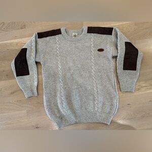 McDonald New Zealand men’s vintage pure wool crewneck sweater size large